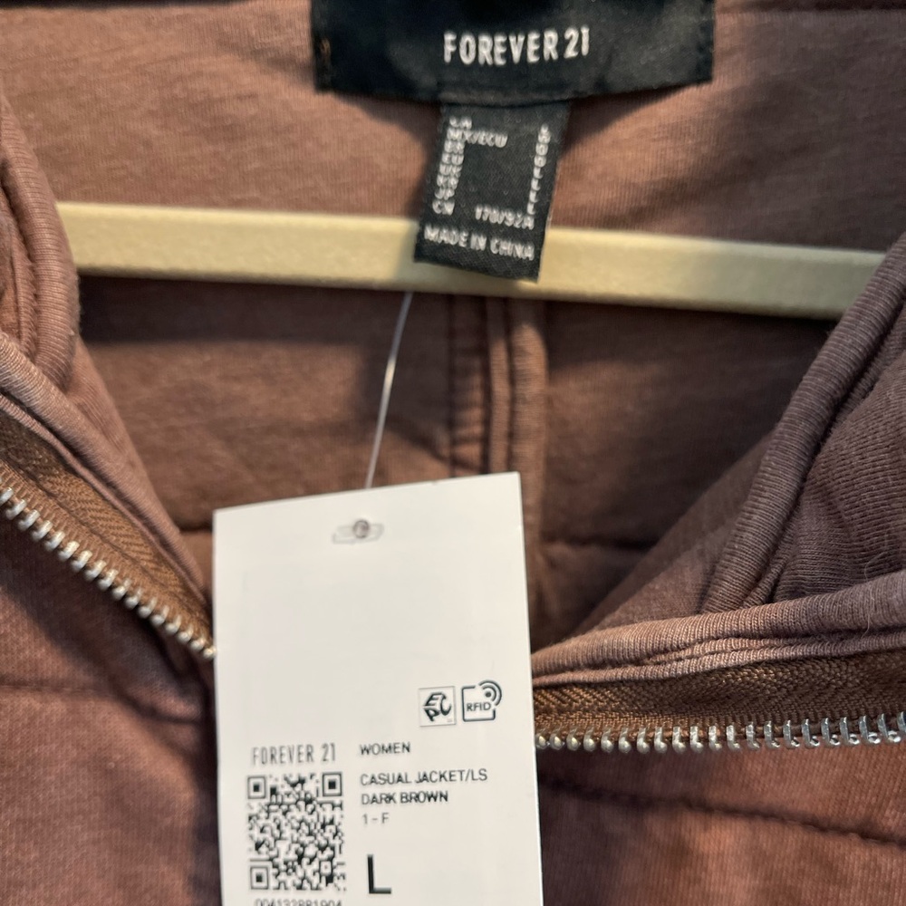 Forever 21 Puffer Jacket- Free People knock off, Size L. Never worn